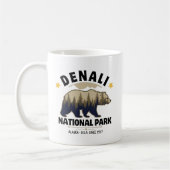 Denali National Park: Untamed Alaskan Forests コーヒーマグカップ (左)