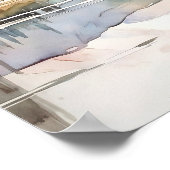 Denali National Park Watercolor ポスター (角)