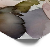 Denali National Park Watercolor ポスター (角)