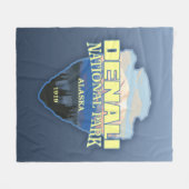 Denali NP （矢印） フリースブランケット (正面(横))