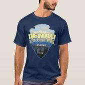 Denali NP （矢印） Tシャツ (正面)