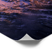 Denali Peak Mt. McKinleyのサミット) ポスター (角)