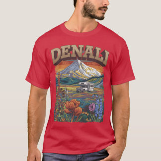 Denali Vibes Denali mountain Mt Denali Great Denal Tシャツ