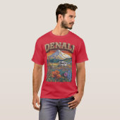 Denali Vibes Denali mountain Mt Denali Great Denal Tシャツ (正面フル)