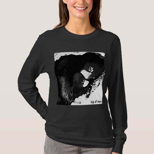 DenCamのユリおよび希望 Tシャツ (正面)