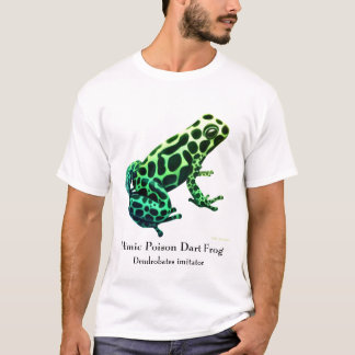Dendrobatesの模倣者の毒カエルのTシャツ Tシャツ