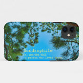 "Dendrophile"の意味 カスタムテキストカラー Case-Mate iPhoneケース (裏面(横))