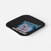 DENGモー HippoがDENGに乗モーる ペーパープレート (傾斜あり)