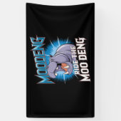 DENGモー HippoがDENGに乗モーる 横断幕 (縦)