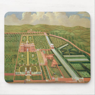 Denhamの場所、Buckinghamshire、c.1695 (canvの油 マウスパッド