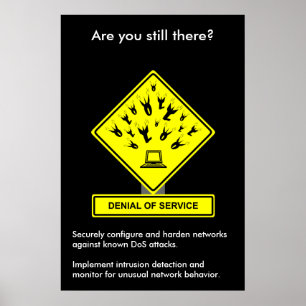 Denial of Serviceセキュリティ認識度ポスター ポスター