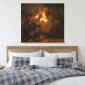 Denial of St. Peter, 1660 (キャンバス上の油) キャンバスプリント (インサイチュ (寝室))