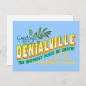 Denialvilleからの挨拶 – 拒否 ポストカード (正面/裏面)