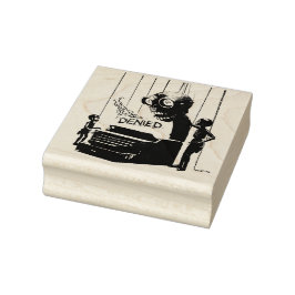 “Denied” - Signed, The Printer ラバースタンプ