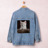 Denimジャケットの写真カスタムアップロード デニムジャケット (ハンガー)