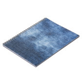 Denimテクスチャ:ファブリッ擦り切れたクバックグラウンド ノートブック (左側)