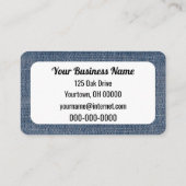 Denimフォトフレーム 名刺 (裏面)