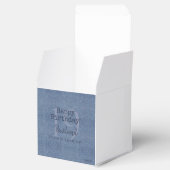 Denim見た目はパーソナライズ可能な好意ボックスHAMbyWG フェイバーボックス (オープン)