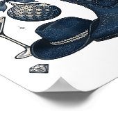 Denim And Diamonds Western Fashion Boots Bling Rod ポスター (角)