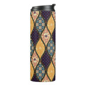 Denim Blueアールヌーボー：シームレス タンブラー (回転左)