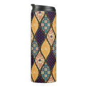 Denim Blueアールヌーボー：シームレス タンブラー (回転右)