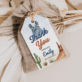  Denim Blue Jean Baby Shower Gift Tag ギフトタグ