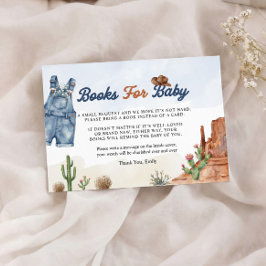 Denim Blue Jean Books for Baby Card  エンクロージャーカード