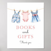 Denim Blue Jean Girl Books and Gifts Poster ポスター (正面)