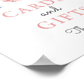 Denim Blue Jean Girl Cards and Gifts Poster ポスター (角)