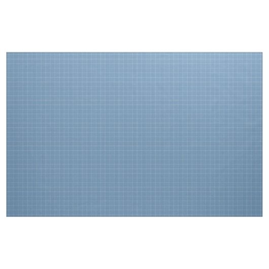 Denim Blue Large Gingham Checkered pattern ファブリック (ヤード)
