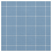 Denim Blue Large Gingham Checkered pattern ファブリック (クローズアップ)