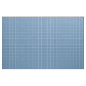 Denim Blue Large Gingham Checkered pattern ファブリック (ファットクウォーター)