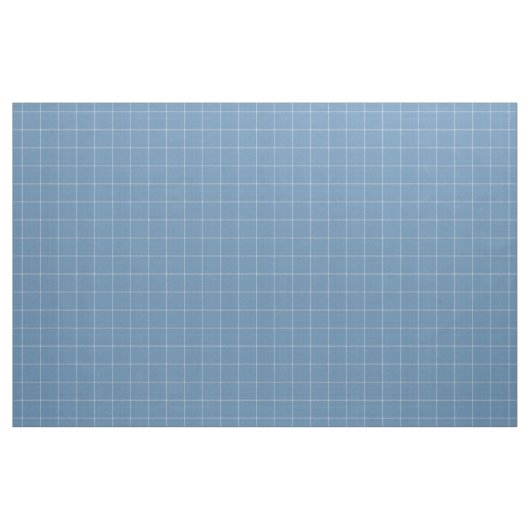 Denim Blue Large Gingham Checkered pattern ファブリック (ファットクウォーター)