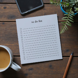 Denim Blue To Do List Minimalist Teacher Simple ノートパッド