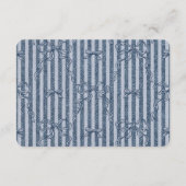 Denim Coquette Bow Blue Jean Baby Books for Baby エンクロージャーカード (裏面)