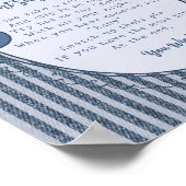 Denim Coquette Bow Blue Jean Dont Say Baby Game ポスター (角)