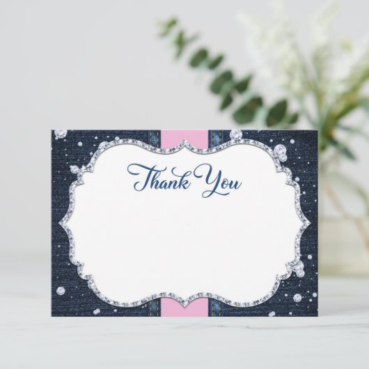 Denim & Diamonds  サンキューカード (スタンド正面)