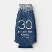 Denim & Diamonds 30th Birthday Party ボトルクーラー (正面)