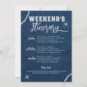 Denim Diamonds Lets Go Girls Glam Bachelorette 招待状 (裏面)