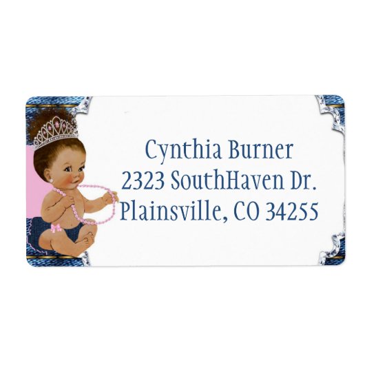 Denim, Diamonds, Little Girls ラベル (正面)