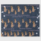 Denim & Diamonds Princess Baby ラッピングペーパー (フラット)