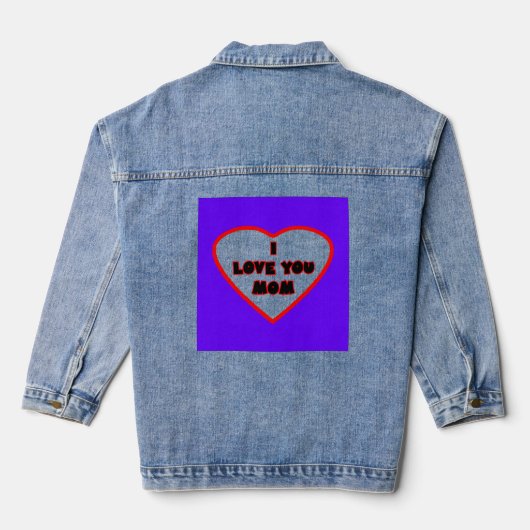 Denim Jacket by jGibney The MUSEUM Zazzle デニムジャケット (裏面)