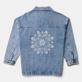 Denim Jacket con mandalas デニムジャケット
