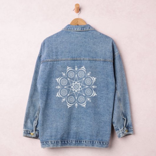 Denim Jacket con mandalas デニムジャケット (ハンガー)