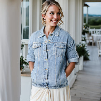 Denim Jacket Corazón de paz  デニムジャケット