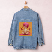 Denim Jacket Llama Zen  デニムジャケット (ハンガー)