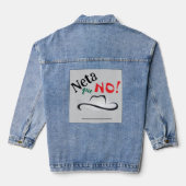 Denim Jacket Neta que No! デニムジャケット (裏面)