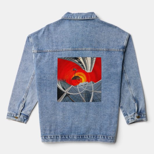 Denim Jacket new york city Manhattan デニムジャケット (裏面)