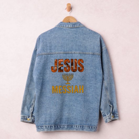Denim Jacket  With Jesus Messiah デニムジャケット (ハンガー)