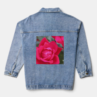 Denim Jacket WITH ROSE DESIGN デニムジャケット